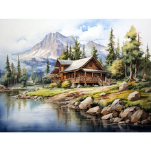 Load image into Gallery viewer, Diamond Painting - Full Square - country house (40*30CM)
