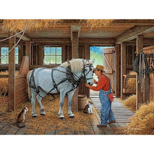 Load image into Gallery viewer, Diamond Painting - Full Square - country house (40*30CM)
