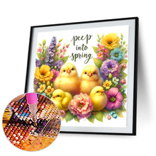Load image into Gallery viewer, Diamond Painting - Full Round - easter chick bunny (30*30CM)
