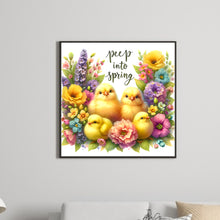 Load image into Gallery viewer, Diamond Painting - Full Round - easter chick bunny (30*30CM)
