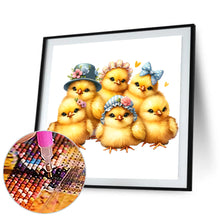Load image into Gallery viewer, Diamond Painting - Full Round - easter chick bunny (30*30CM)
