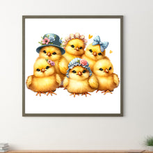 Load image into Gallery viewer, Diamond Painting - Full Round - easter chick bunny (30*30CM)
