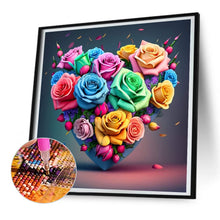 Load image into Gallery viewer, Diamond Painting - Full Round - Colorful love roses (30*30CM)
