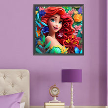 Load image into Gallery viewer, Diamond Painting - Full Round - mermaid ariel (50*50CM)
