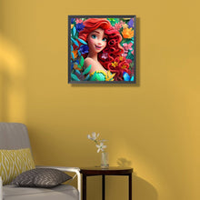 Load image into Gallery viewer, Diamond Painting - Full Round - mermaid ariel (50*50CM)
