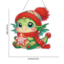 Load image into Gallery viewer, Acrylic Single-Sided 5D DIY Diamond Painting Hanging Pendant (Dinosaur Baby)
