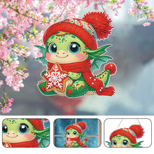 Load image into Gallery viewer, Acrylic Single-Sided 5D DIY Diamond Painting Hanging Pendant (Dinosaur Baby)
