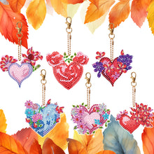 Load image into Gallery viewer, 6 PCS Butterfly Double Sided Special Shape Diamond Painting Keychain Pendant
