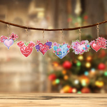 Load image into Gallery viewer, 6 PCS Butterfly Double Sided Special Shape Diamond Painting Keychain Pendant

