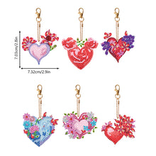 Load image into Gallery viewer, 6 PCS Butterfly Double Sided Special Shape Diamond Painting Keychain Pendant
