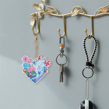 Load image into Gallery viewer, 6 PCS Butterfly Double Sided Special Shape Diamond Painting Keychain Pendant
