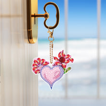 Load image into Gallery viewer, 6 PCS Butterfly Double Sided Special Shape Diamond Painting Keychain Pendant
