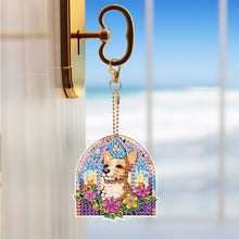 Load image into Gallery viewer, 6 PCS Butterfly Double Sided Special Shape Diamond Painting Keychain Pendant
