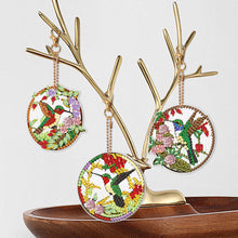 Load image into Gallery viewer, 6 PCS Butterfly Double Sided Special Shape Diamond Painting Keychain Pendant
