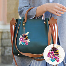 Load image into Gallery viewer, 6 PCS Butterfly Double Sided Special Shape Diamond Painting Keychain Pendant
