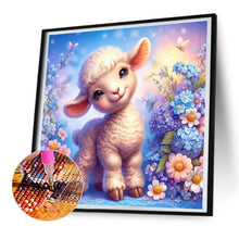 Load image into Gallery viewer, Diamond Painting - Full Round - Sheep and Flower¡¤Blue (30*30CM)
