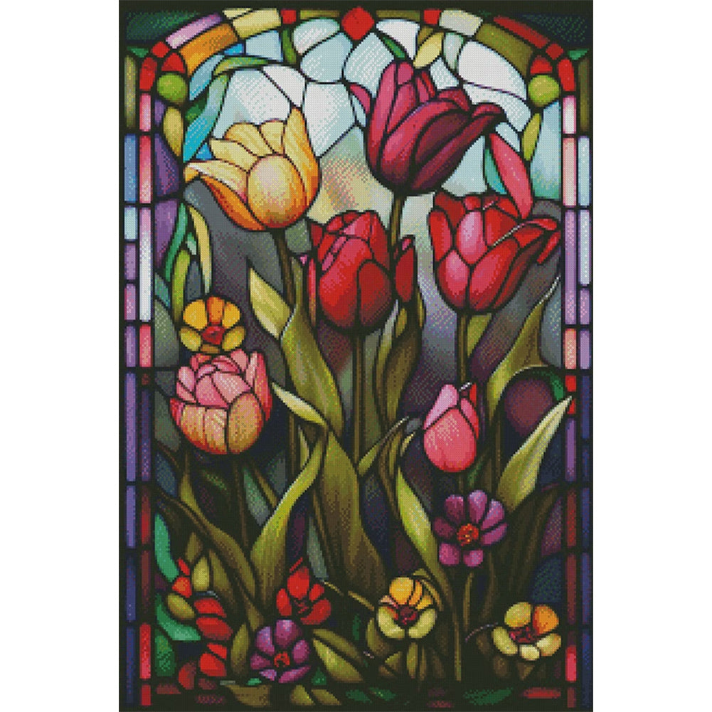 Diamond Painting - Full Round - tulip (40*60CM)