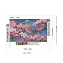 Load image into Gallery viewer, Diamond Painting - Full Round - dogwood bluebird (45*30CM)
