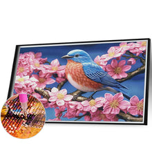 Load image into Gallery viewer, Diamond Painting - Full Round - dogwood bluebird (45*30CM)
