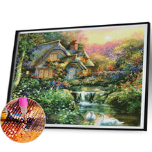 Load image into Gallery viewer, Diamond Painting - Full Round - houses river (50*40CM)
