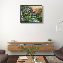 Load image into Gallery viewer, Diamond Painting - Full Round - houses river (50*40CM)
