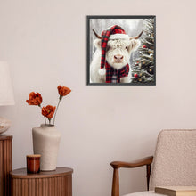 Load image into Gallery viewer, Diamond Painting - Full Round - Christmas Yak (30*30CM)
