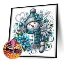 Load image into Gallery viewer, Diamond Painting - Full Round - Christmas snowman (30*30CM)
