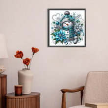 Load image into Gallery viewer, Diamond Painting - Full Round - Christmas snowman (30*30CM)
