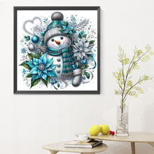 Load image into Gallery viewer, Diamond Painting - Full Round - Christmas snowman (30*30CM)
