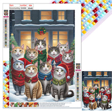 Load image into Gallery viewer, Diamond Painting - Full Square - Christmas cat (30*40CM)
