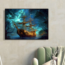 Load image into Gallery viewer, Diamond Painting - Full Round - sea sailing boat (40*30CM)
