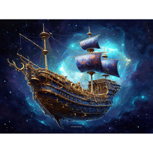 Load image into Gallery viewer, Diamond Painting - Full Round - sea sailing boat (40*30CM)
