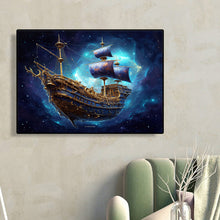 Load image into Gallery viewer, Diamond Painting - Full Round - sea sailing boat (40*30CM)
