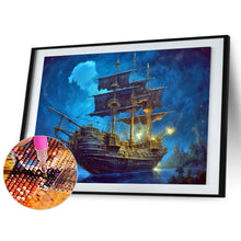 Load image into Gallery viewer, Diamond Painting - Full Round - sea sailing boat (40*30CM)
