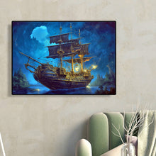 Load image into Gallery viewer, Diamond Painting - Full Round - sea sailing boat (40*30CM)
