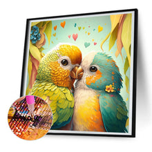 Load image into Gallery viewer, Diamond Painting - Full Round - a pair of lovebirds (30*30CM)
