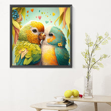 Load image into Gallery viewer, Diamond Painting - Full Round - a pair of lovebirds (30*30CM)
