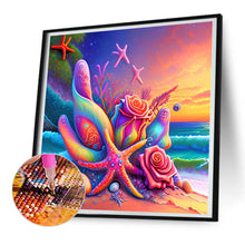 Load image into Gallery viewer, Diamond Painting - Full Round - colorful beach (30*30CM)
