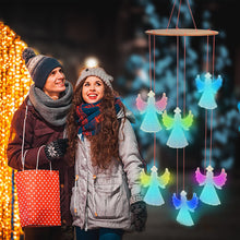 Load image into Gallery viewer, Double Sided Diamond Art Hanging Pendant Feather Wind Chime for Home Wall Decor
