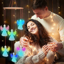 Load image into Gallery viewer, Double Sided Diamond Art Hanging Pendant Feather Wind Chime for Home Wall Decor
