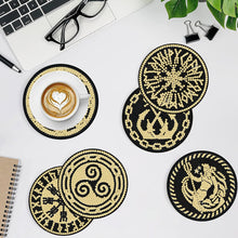 Load image into Gallery viewer, 8 Pcs Beautiful Mandara Acrylic Diamond Painting Art Coasters Kit with Holder
