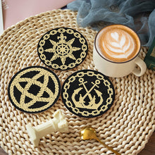 Load image into Gallery viewer, 8 Pcs Beautiful Mandara Acrylic Diamond Painting Art Coasters Kit with Holder
