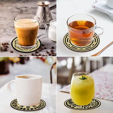 Load image into Gallery viewer, 8 Pcs Beautiful Mandara Acrylic Diamond Painting Art Coasters Kit with Holder
