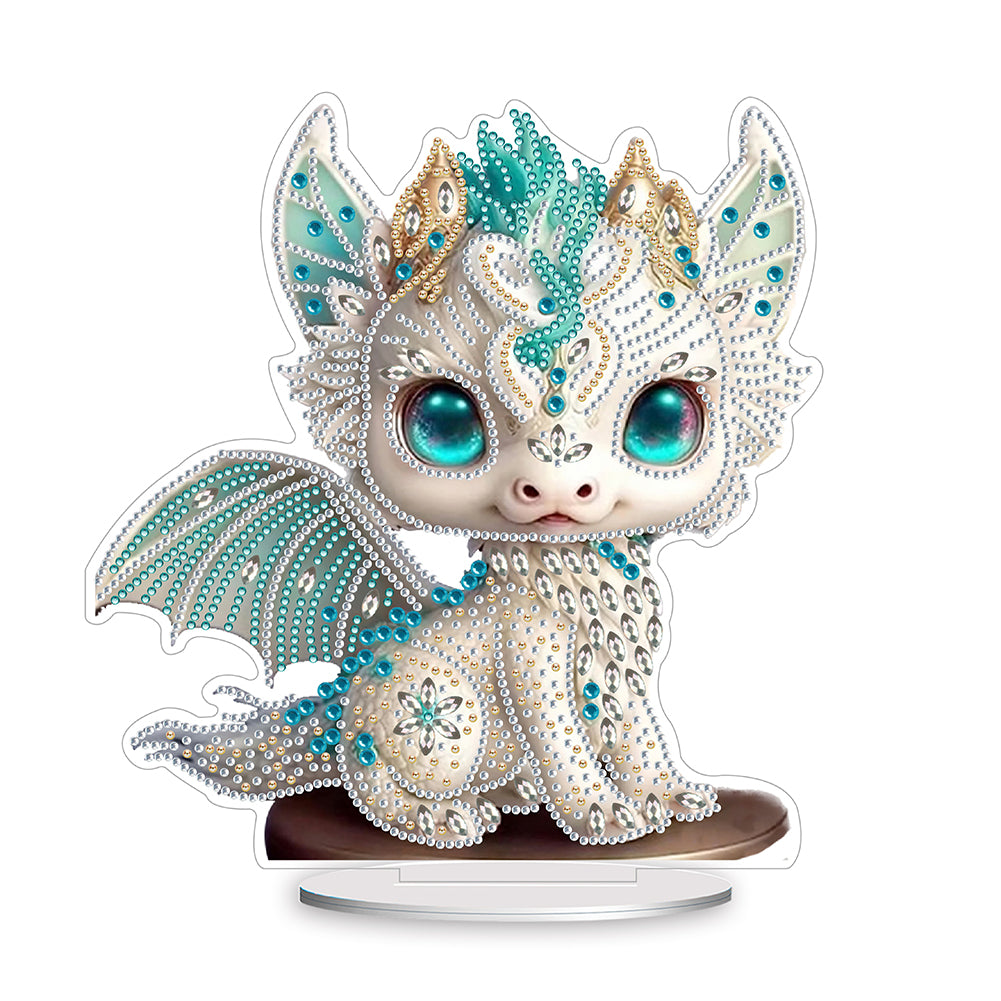 Chinese Zodiac Chicken Acrylic Desktop Diamond Art Kits for Office Desktop Decor