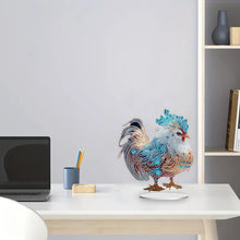 Load image into Gallery viewer, Chinese Zodiac Chicken Acrylic Desktop Diamond Art Kits for Office Desktop Decor
