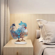 Load image into Gallery viewer, Chinese Zodiac Chicken Acrylic Desktop Diamond Art Kits for Office Desktop Decor
