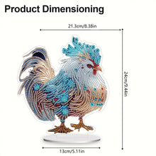 Load image into Gallery viewer, Chinese Zodiac Chicken Acrylic Desktop Diamond Art Kits for Office Desktop Decor
