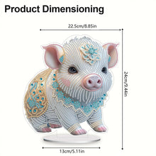 Load image into Gallery viewer, Chinese Zodiac Chicken Acrylic Desktop Diamond Art Kits for Office Desktop Decor
