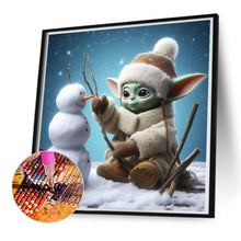 Load image into Gallery viewer, Diamond Painting - Full Round - Yoda and the Yeti (50*50CM)
