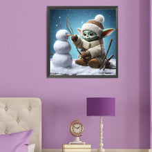 Load image into Gallery viewer, Diamond Painting - Full Round - Yoda and the Yeti (50*50CM)
